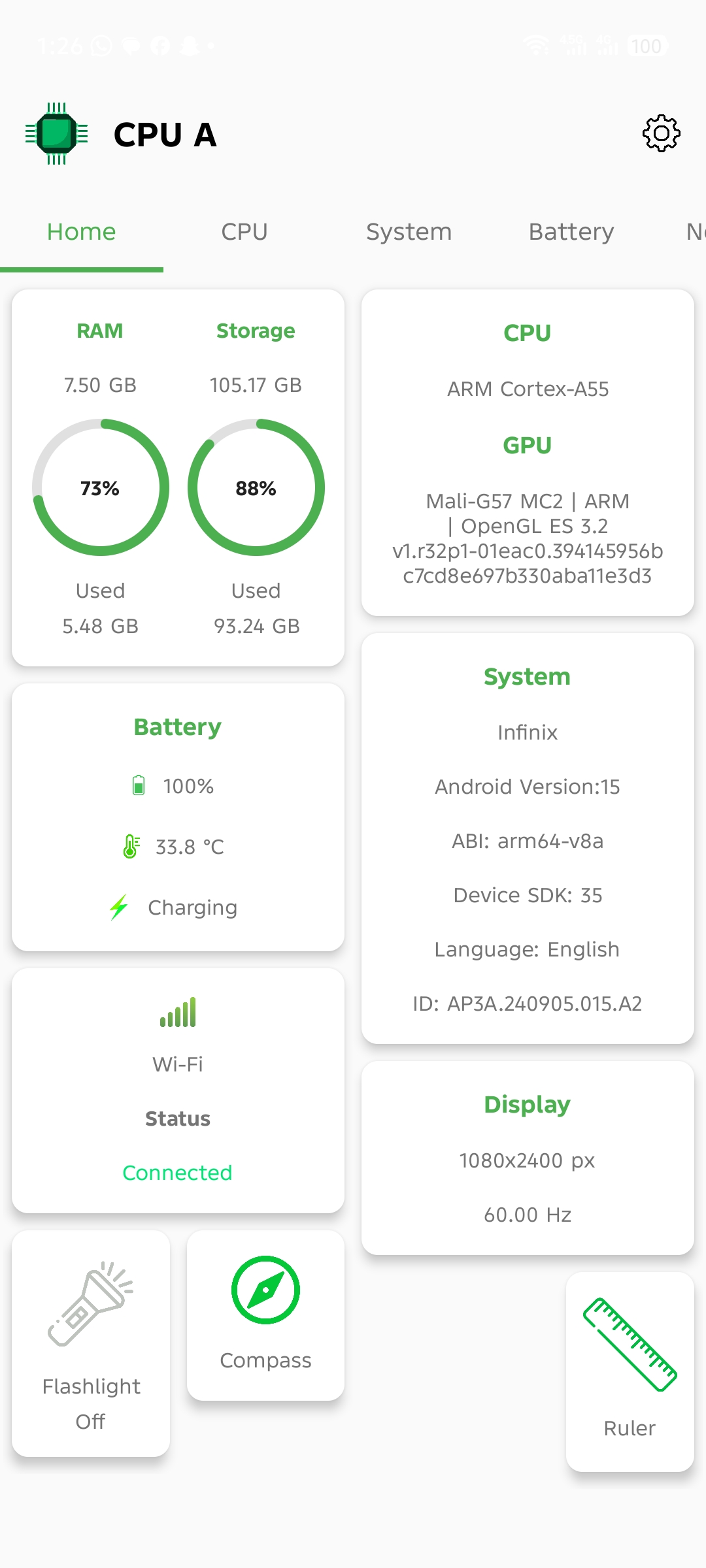CPU A Screenshot 1